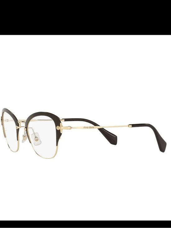 Timeless Miu Miu Black and Gold Eyeglass Frames VMU 530 main image 15